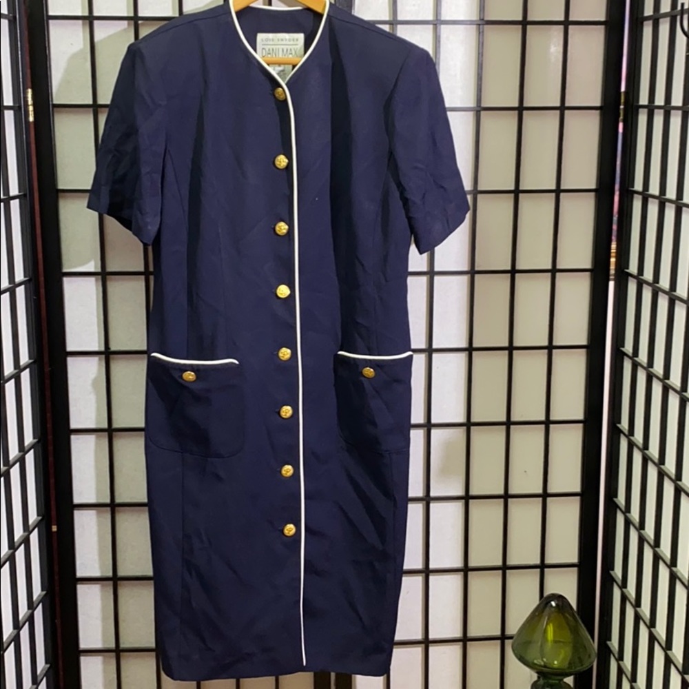 Lois Snyder Dani Max Button Down Dress Size 6